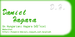 daniel hagara business card